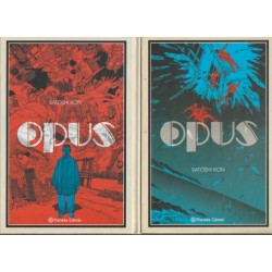 OPUS POR SATOSHI KON , COL.COMPLETA 2 VOLUMENES , TAPA DURA, MANGA