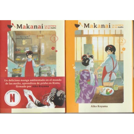 MAKANAI LA COCINERA DE LAS MAIKO Nº 1 Y 2