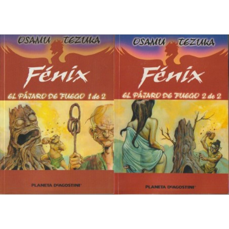 FENIX POR OSAMU TEZUKA EL PAJARO DE FUEGO Nº 1 Y 2 DE 2, COMPLETO.