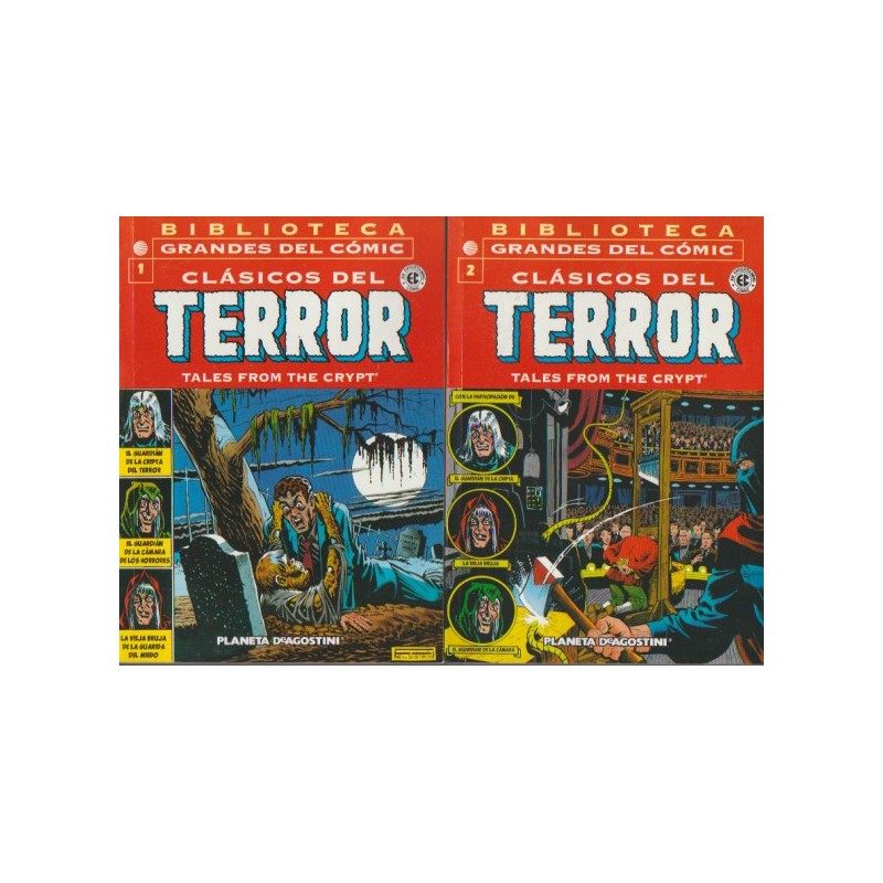 BIBLIOTECA GRANDES DEL COMIC E.C.COMICS Nº 1 Y 2