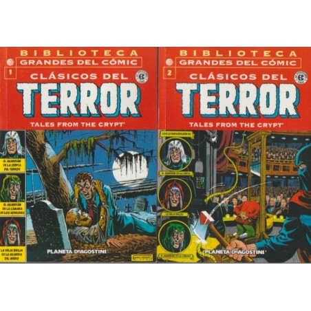 BIBLIOTECA GRANDES DEL COMIC E.C.COMICS Nº 1 Y 2