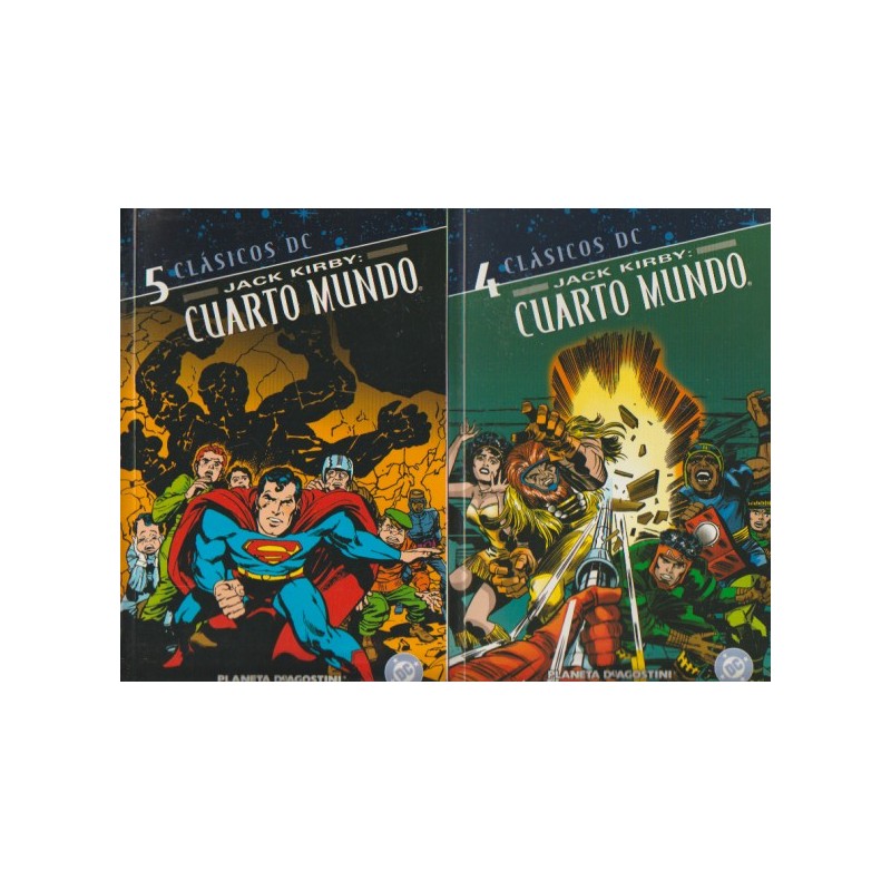 BIBLIOTECA CLASICOS DC CUARTO MUNDO DE JACK KIRBY VOL.1,4 Y 5