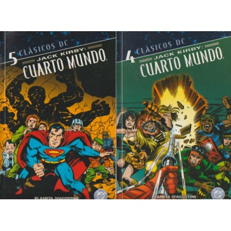 BIBLIOTECA CLASICOS DC CUARTO MUNDO DE JACK KIRBY VOL.1,4 Y 5