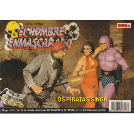 EL HOMBRE ENMASCARADO Nº 33 Y 34 : LOS PIRATAS SINGH Y LA LEYENDA DE KRAKATAN, ED.B ,TEBEOS S.A ,PRIMERAS  AVENTURAS DEL PERSONAJE PUBLICADAS DESDE EL 17 DE FEBRERO DE 1936 AL  26 DE SEPTIEMBRE DE 1936