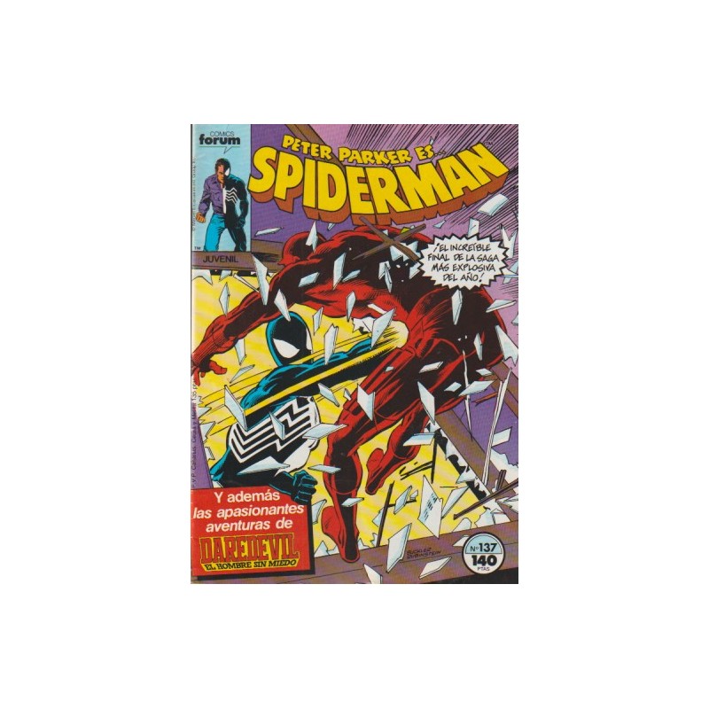 SPIDERMAN VOL.1 Nº 134 AL 137 ED.FORUM LKA SAGA DEL COMEPECADOS ( LA MUERTE DE JEAN DEWOLF )