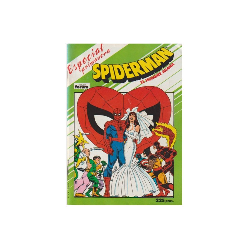 SPIDERMAN VOL.1 LA BODA , ESPECIAL PRIMAVERA 1988 , ED.FORUM