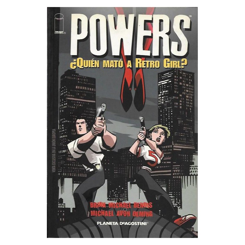 POWERS EDITORIAL PLANETA TOMOS 1 AL 6,COL.COMPLETA  : quien mato a retro girl ?, juego de rol , muertes insignificantes , supergrupo , anarquia y vendidos por brian michael bendis y avon oeming