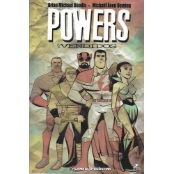 POWERS EDITORIAL PLANETA TOMOS 1 AL 6,COL.COMPLETA  : quien mato a retro girl ?, juego de rol , muertes insignificantes , supergrupo , anarquia y vendidos por brian michael bendis y avon oeming