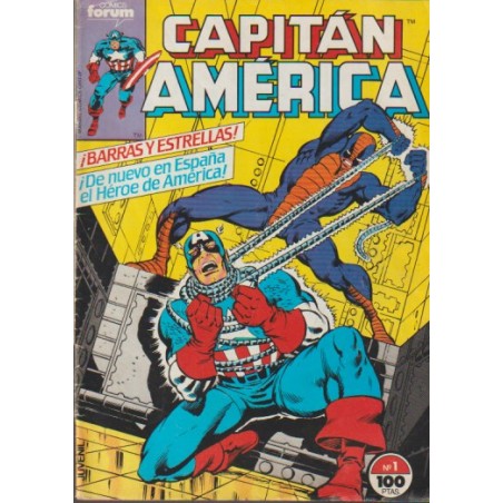 CAPITAN AMERICA Nº 1 Y 2 VOL.1 ED.FORUM
