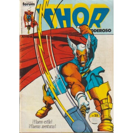 THOR VOL.1 Nº 25 ED.FORUM , 1º NUMERO DE THOR DE WALTER SIMONSON
