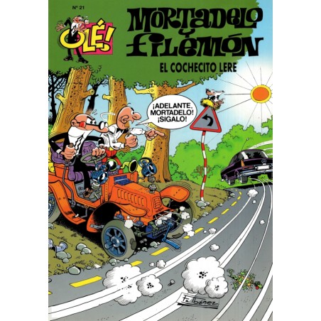 MORTADELO Y FILEMON Nº 21 : EL COCHECITO LERE , COLECCION OLE EDICIONES B , FORMATO GRANDE