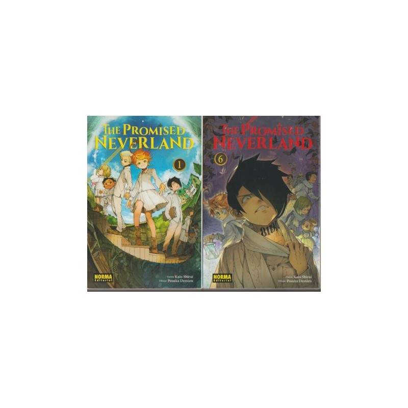 THE PROMISED NEVERLAND TOMOS 1 AL 6, MANGA