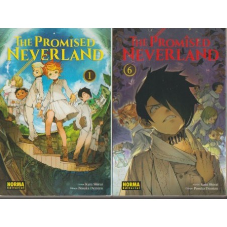 THE PROMISED NEVERLAND TOMOS 1 AL 6, MANGA