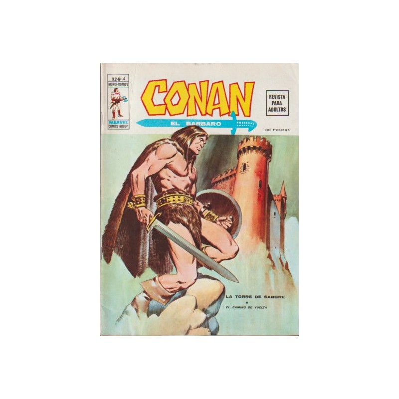 CONAN EL BARBARO VOL.2 Nº 4 ED.VERTICE : LATORRE DE SANGRE