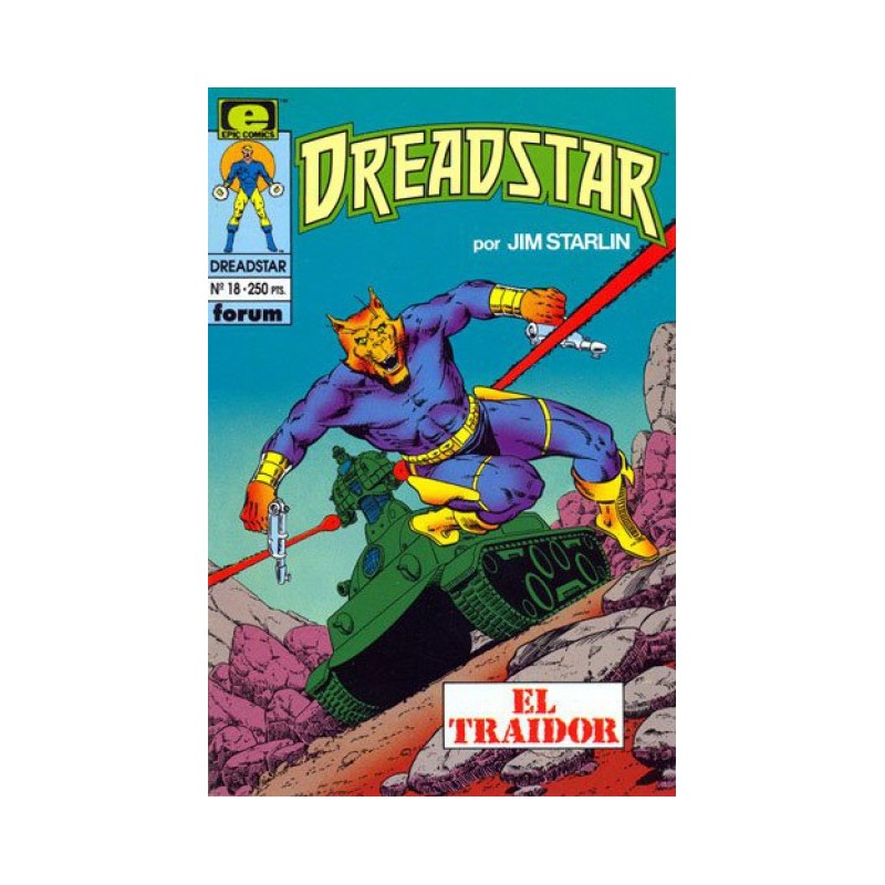 Dreadstar nº 18 : el traidor edicion especial por jim starlin