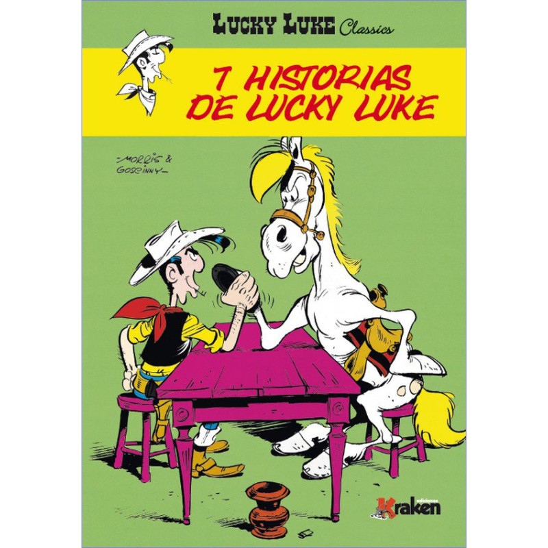 LUCKY LUKE CLASSICS Nº 5 : 7 HISTORIAS DE LUCKY LUKE POR MORRIS Y GOSCINNY , ED.KRAKEN