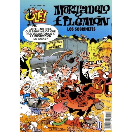 coleccion OLE nº 19 MORTADELO Y FILEMON : LOS SOBRINETES, ED.B