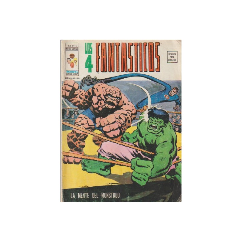 LOS 4 FANTASTICOS VOL.2 Nº 15 LA MENTE DEL MOSTRUO