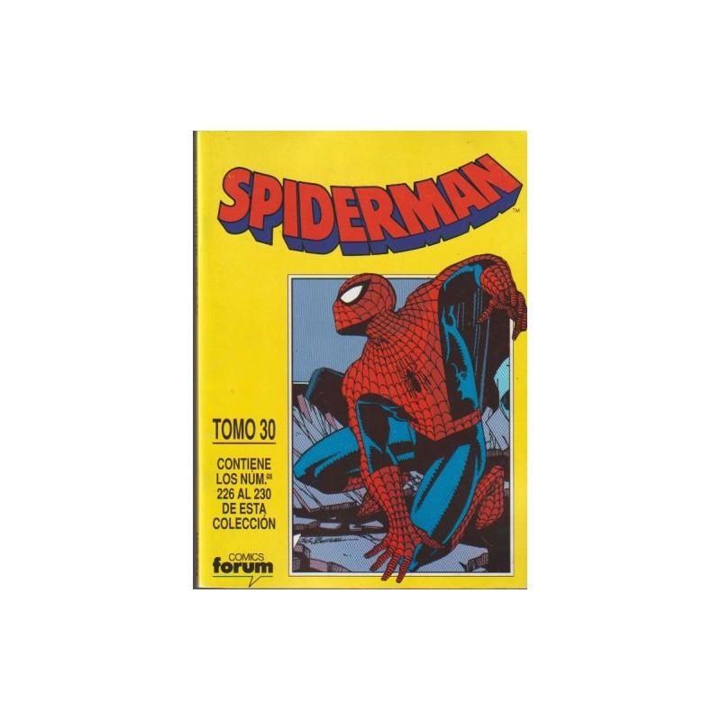 SPIDERMAN VOL.1 Nº 226 AL 230 EN UN RETAPADO ED.FORUM TOMO 30