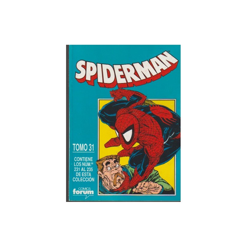 SPIDERMAN VOL.1 Nº 231 AL 235 EN UN RETAPADO ED.FORUM TOMO 31