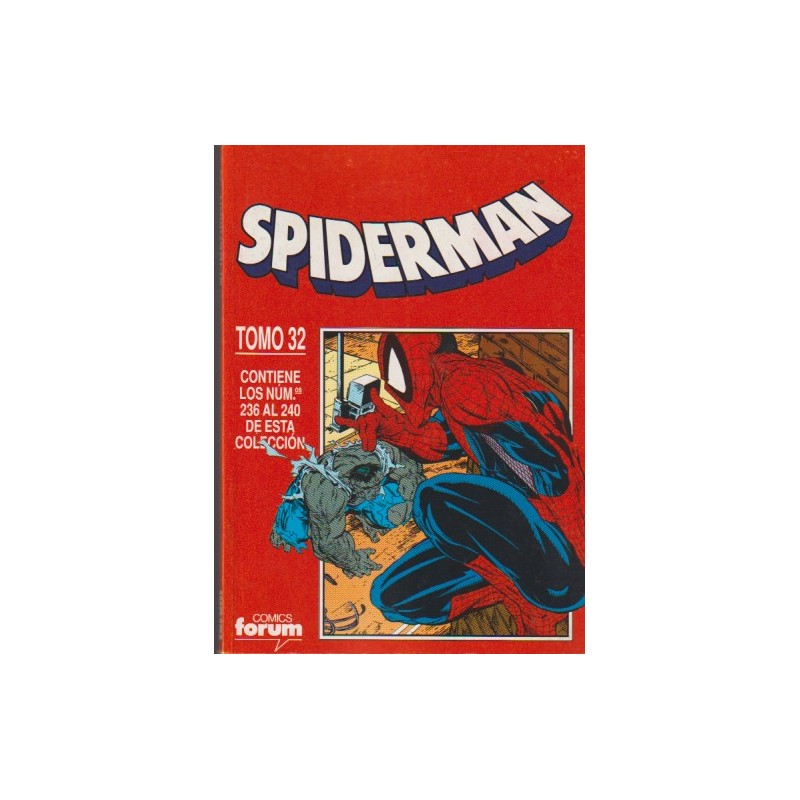 SPIDERMAN VOL.1 Nº 236 AL 240 EN UN RETAPADO ED.FORUM TOMO 32