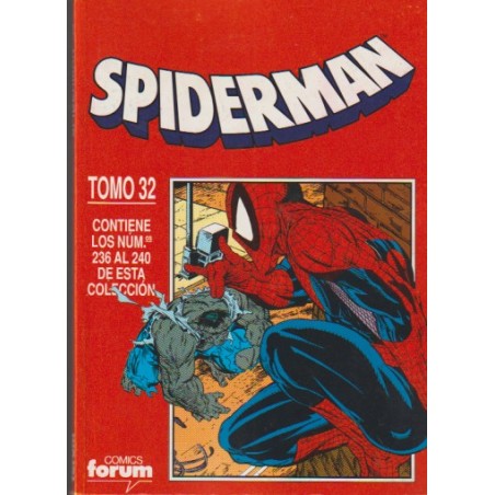 SPIDERMAN VOL.1 Nº 236 AL 240 EN UN RETAPADO ED.FORUM TOMO 32