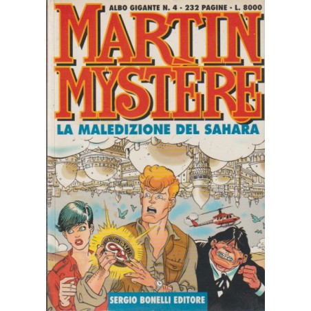 MARTIN MYSTERE ALBO GIGANTE Nº 4 LA MALEDIZIONES DEL SAHARA , ITALIANO
