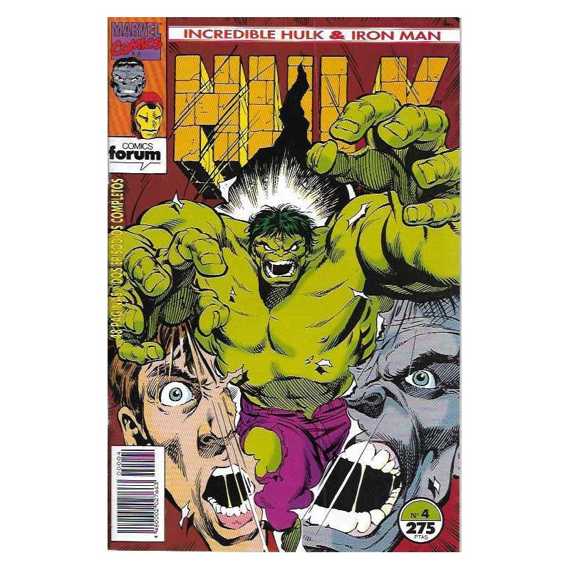 INCREDIBLE HULK & IRON MAN Nº 4 DE 9 ED.FORUM