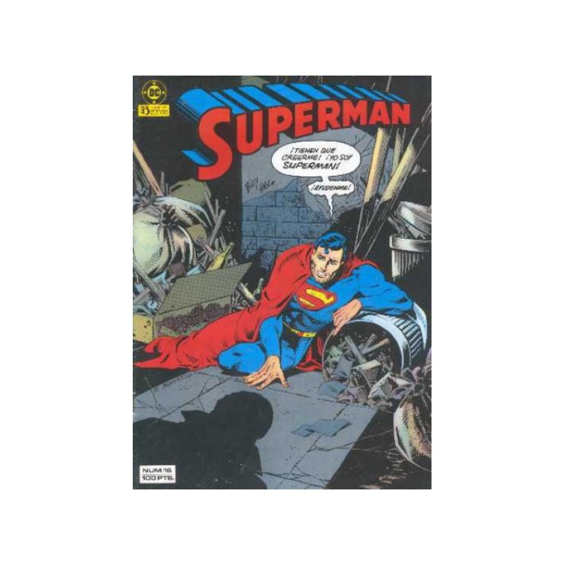 SUPERMAN VOL.1 Nº 16 ED.ZINCO ¿ COMO ESCONDER A SUPERMAN ?