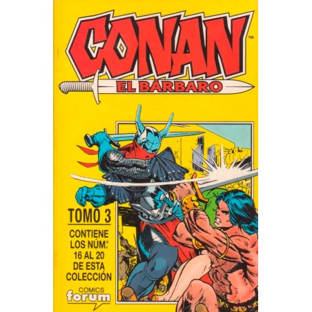 CONAN EL BARBARO SEGUNDA EDICION TOMO 3 CON LOS NUMEROS 16 AL 20