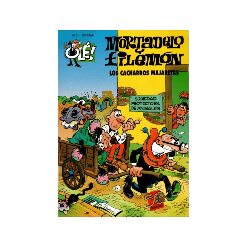 coleccion OLE nº 71 MORTADELO Y FILEMON : LOS CACHARROS MAJARETAS