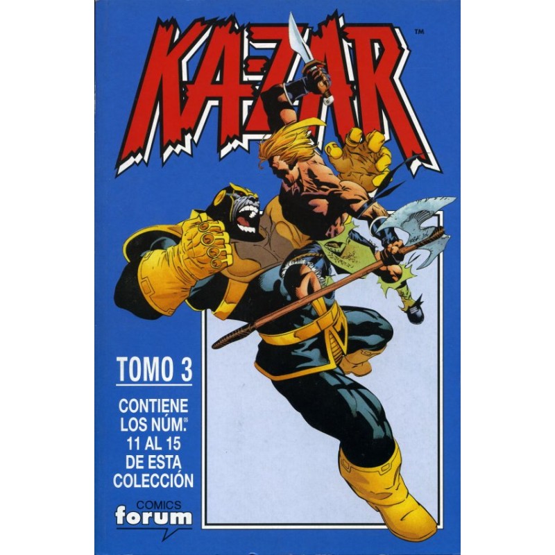 KA-ZAR NUMEROS 1 AL 15 EN 3 RETAPADOS POR MARK WAID Y ANDY KUBERT