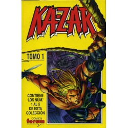 KA-ZAR NUMEROS 1 AL 15 EN 3 RETAPADOS POR MARK WAID Y ANDY KUBERT