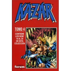 KA-ZAR NUMEROS 1 AL 20 EN 4 RETAPADOS ( COLECCION COMPLETA )