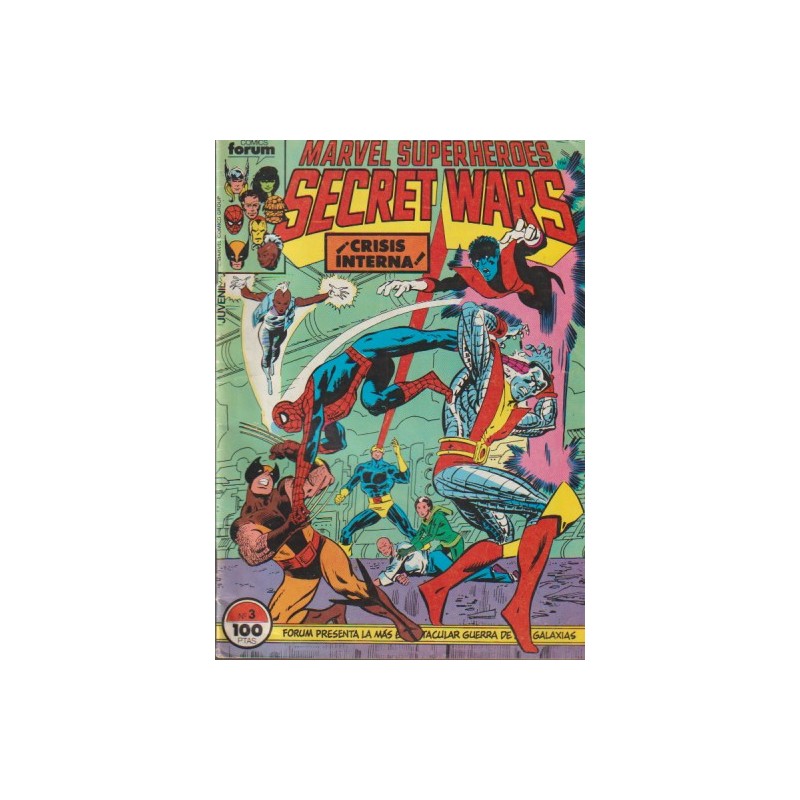 SECRET WARS Nº 3 ED.FORUM