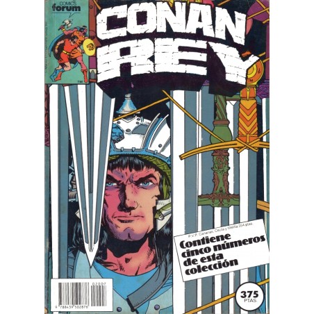 CONAN REY Nº 56 AL 60 EN UN RETAPADO ED.FORUM