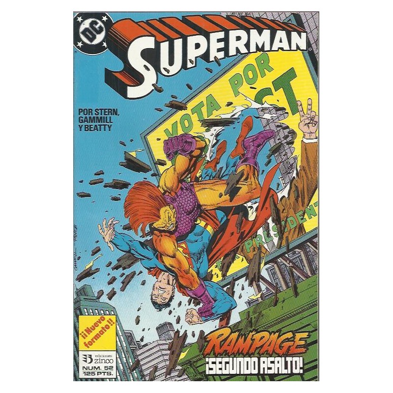 SUPERMAN VOL.2 Nº 52 ED.ZINCO