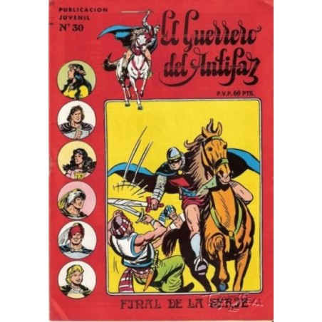 EL GUERRERO DEL ANTIFAZ SERIE INEDITA Nº 30 FINAL DE LA SERIE