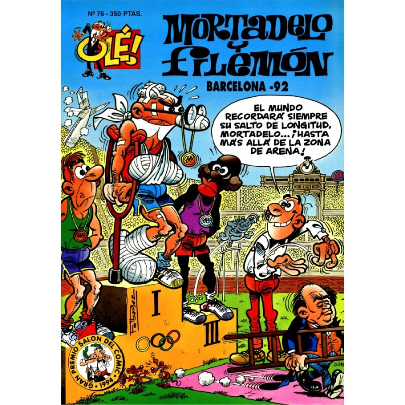 coleccion OLE nº 76 MORTADELO Y FILEMON : BARCELONA 92