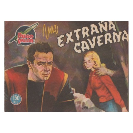 DIEGO VALOR Nº 25 , 2ª SERIE , ORIGINAL : UNA EXTRAÑA CAVERNA