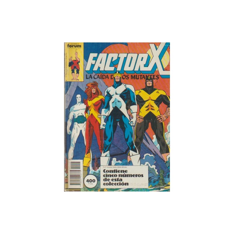 FACTOR X VOL.1 Nº 21 AL 25 EN UN RETAPADO ED.FORUM