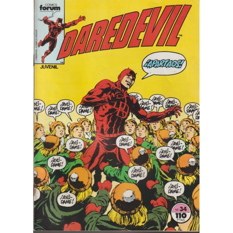 DAREDEVIL VOL.1 Nº 34 EDITORIAL FORUM