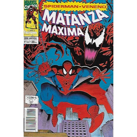 SPIDERMAN VENENO MATANZA MAXIMA Nº 1 Y 2