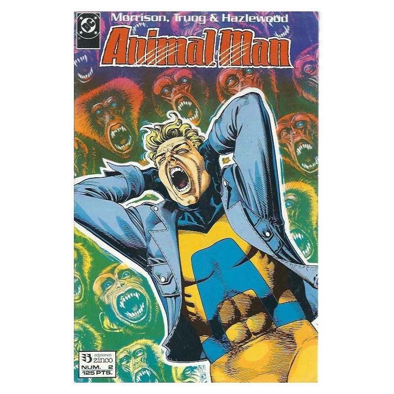ANIMAL MAN Nº 1 Y 2 ED.ZINCO POR GRANT MORRISON
