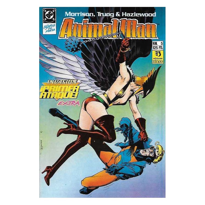 ANIMAL MAN Nº 5 ED.ZINCO : INVASION PRIMER ATAQUE EXTRA POR GRANT MORRISON