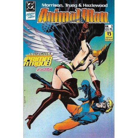 ANIMAL MAN Nº 5 ED.ZINCO : INVASION PRIMER ATAQUE EXTRA POR GRANT MORRISON