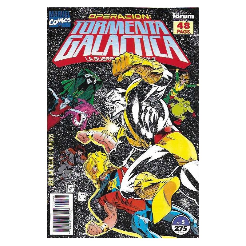 LOS VENGADORES - OPERACION TORMENTA GALACTICA NUMERO 5 DE 10
