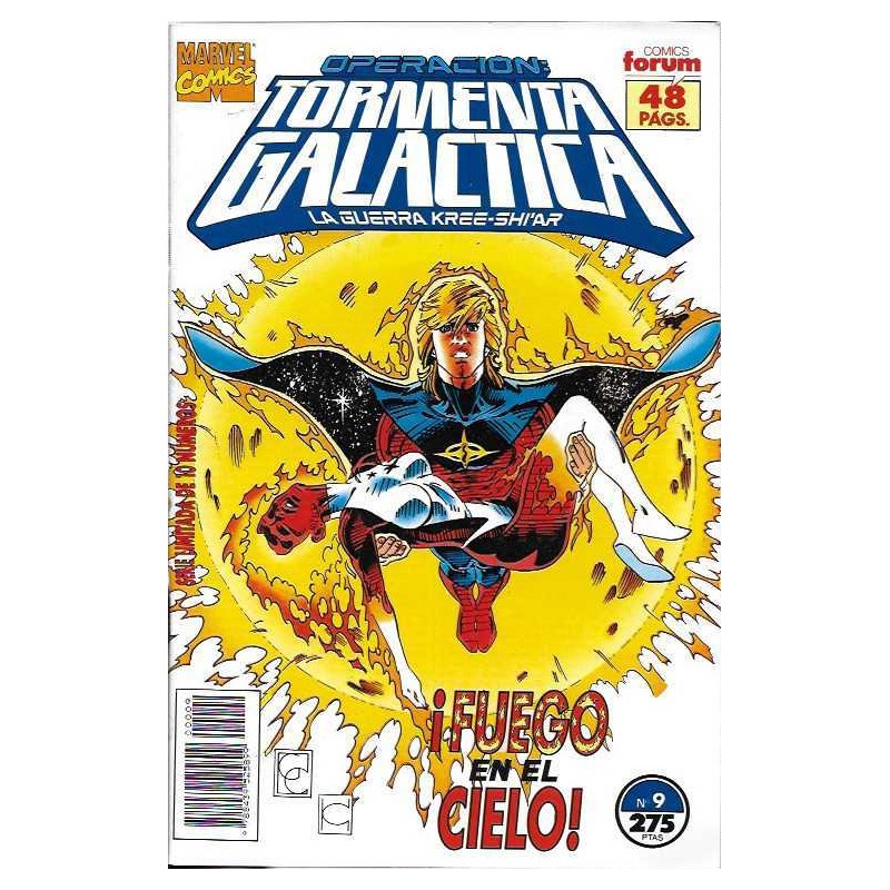 LOS VENGADORES - OPERACION TORMENTA GALACTICA NUMERO 9