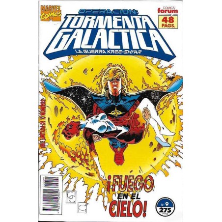 LOS VENGADORES - OPERACION TORMENTA GALACTICA NUMERO 9