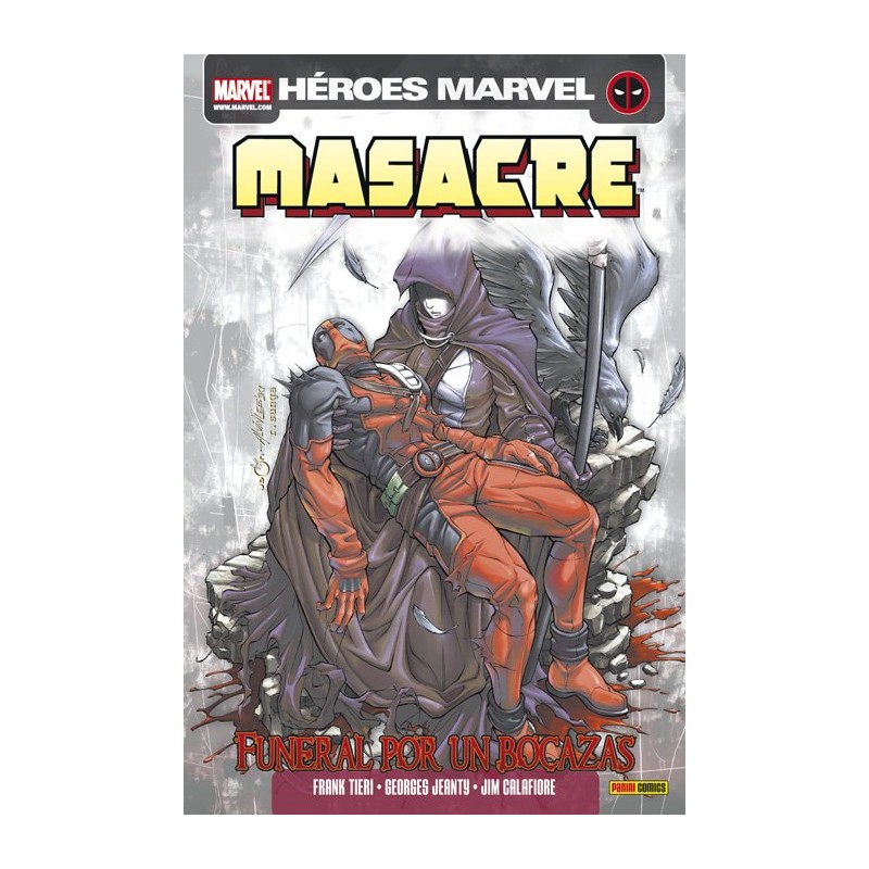 HEROES MARVEL MASACRE : FUNERAL POR UN BOCAZAS POR FRANK TIERI ,GEORGES JEANTY Y JIM CALAFIORE